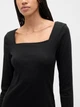 Платье короткое осеннее женское GAP 852912537 L Черное (1160099014) - изображение 5