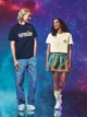 Футболка бавовняна жіноча Uniqlo 815658139 L Синя з принтом (1160134340) - зображення 11