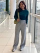 Лонгслив длинный женский Uniqlo 652251550 S Зеленый (1160154692) - изображение 6