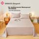 Простыня водонепроницаемая Grace из полиэстера 230x250 см, бежевая - изображение 4