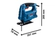 Лобзик електричний Bosch Professional PST GST 680 (06015B4020) - зображення 6