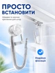 Гачки для штор роликові прозорі 200шт для стельових карнизів BRS - зображення 4