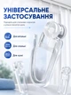 Гачки для штор роликові прозорі 200шт для стельових карнизів BRS - зображення 5