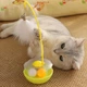 Игрушка дразнилка для кошек котят трек неваляшка с перьями кошачьей мятой 25*9см - изображение 5