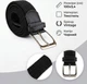 Ремень мужской тканевый Vintage 115 см Черный (leather-20525) - изображение 12