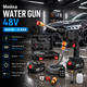 Мойка высокого давления Water Gun 48V с двумя аккумуляторами, 300 Вт, шлангом 5 м и кейсом для мойки автомобиля - изображение 1