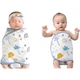 Пеленка Aibaoshi Baby Anti-Startle хлопковая, для новорожденных, набор 2 шт, S292 - изображение 1