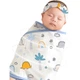 Пеленка Aibaoshi Baby Anti-Startle хлопковая, для новорожденных, набор 2 шт, S292 - изображение 3