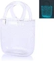 Светящаяся стеклянная ваза для цветов в форме сумки Bubble Bag Neon, 20x11x26 см - изображение 2