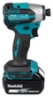 Винтоверт импульсный аккумуляторный Makita DTD158Z (170 Нм, 1/4", BL, LXT, без аккумуляторов и зарядного устройства) - изображение 4