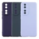 Чехол силиконовый с защитой камеры для Honor 90, сиреневый - изображение 2