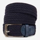 Ремень мужской тканевый Vintage leather-20526 115 см Синий - изображение 4