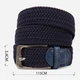 Ремень мужской тканевый Vintage leather-20526 115 см Синий - изображение 10