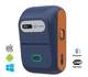 Портативный термопринтер UKRMARK DP26BL Bluetooth, синий, для печати этикеток и чеков - изображение 2