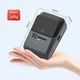 Портативный принтер этикеток UKRMARK UP27GY Bluetooth, серый, для печати на этикетках и термобумаге - изображение 10