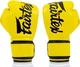 Боксерские перчатки Fairtex, искусственная кожа, 14 унций, желтые. - изображение 5