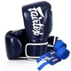 Боксерські рукавиці Fairtex мікрофібра 12 унцій сині - зображення 1