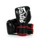 Боксерські рукавиці Fairtex штучна шкіра 16 oz Чорні з бинтами в комплекті - зображення 9