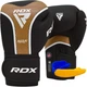Боксерские перчатки RDX PU 12 унций Золотистые - изображение 1