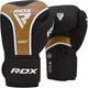 Боксерские перчатки RDX PU 12 унций Золотистые - изображение 2