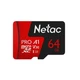 Карта памяти Netac P500 microSDXC 64GB UHS-I U3 V30 A1 - изображение 1