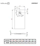 Душевой поддон RADAWAY Kyntos F 90x80 цвет черный HKF9080-54 - изображение 8