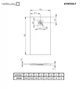 Душовий піддон RADAWAY Kyntos F 130x80 колір цемент HKF13080-74 - зображення 2