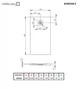 Душевой поддон RADAWAY Kyntos F 100x90 цвет цемент HKF10090-74 - изображение 2