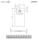 Душовий піддон RADAWAY Kyntos F 150x90 колір антрацит HKF15090-64 - зображення 6