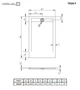 Душевой поддон RADAWAY Teos F 180x90 цвет цемент HTF18090-74 - изображение 2