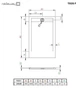 Душовий піддон RADAWAY Teos F 160x80 HTF16080-04 - зображення 2