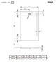 Душовий піддон RADAWAY Teos F 160x100 HTF160100-04 - зображення 2