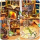 Бук Нук Квітка мрії Book Nook Dreamland Floral Studio DIY Інтер'єрний конструктор SQ-66 - изображение 9