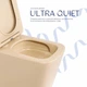 Унитаз подвесной Qtap Tern Ultra Quiet 520x345x325 мм Дюропласт Бежевый - изображение 5