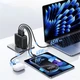 Сетевое зарядное устройство Baseus EnerFill FH11 GaN 140W 3xUSB-A + 1xUSB-C черное (6932172698812) - изображение 10