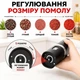 Мельницы для соли перца специй пряностей аккумуляторные измельчители трав на аккумуляторе с подсветкой и регулировкой помола - изображение 3
