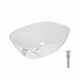 Раковина накладная Qtap Cardinal 500х380х140 мм Marble черная с донным клапаном - изображение 1