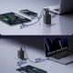Мережевий зарядний пристрій Baseus EnerFill FE11 100W 2 x USB-C + USB-A Black (P10182102123-00) - зображення 5