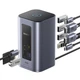 Док-станция Baseus NU1 Air Spacemate hub 12в1 USB-C - 2xHDMI 4K@60Hz 2xUSB-C 10Gb/s 2xUSB-A 5Gb/s 2xUSB-A (480Mb/s) RJ45 SD/microSD 3.0 USB-C (PD) (69 - изображение 4