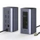 Док-станция Baseus NU1 Air Spacemate hub 12в1 USB-C - 2xHDMI 4K@60Hz 2xUSB-C 10Gb/s 2xUSB-A 5Gb/s 2xUSB-A (480Mb/s) RJ45 SD/microSD 3.0 USB-C (PD) (69 - изображение 6