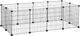 Kojec modułowy dla małych gryzoni Leobert 46 x 73 x 143 cm Czarny (model_2176_1) - obraz 1