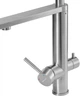 Смеситель кухонный с подключением к фильтру GRANADO Hita INOX Black - изображение 3
