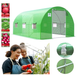 Теплица 3х4 5м 13 5м2 с двойными дверями для дачи зеленая Cultivo LS-3150 - изображение 2