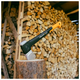 Топор колун с чехлом для раскалывания древесины сталь 60 см черный Fiskars LS-1511 - изображение 7