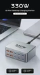 Зарядний пристрій Topzero AS330W 330W GaN 10 портів - изображение 5