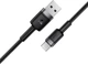 Кабель Acefast C22-04, USB to Type-C, 3A, Nylon Braid, Aluminum Alloy + TPE connectors, 1.2 м Black (6974316285144) - изображение 4