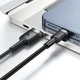 Кабель Acefast C22-04, USB to Type-C, 3A, Nylon Braid, Aluminum Alloy + TPE connectors, 1.2 м Black (6974316285144) - изображение 6