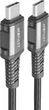 Кабель Acefast C1-09 USB-C to USB-C aluminum alloy audio/video transmission full-featured data cable Black (6974316282631) - изображение 1