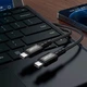 Кабель Acefast C1-09 USB-C to USB-C aluminum alloy audio/video transmission full-featured data cable Black (6974316282631) - изображение 4