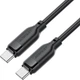 Кабель Acefast C16-03, Type-C to Type-C, 60W, TPE, TPU connectors, 1.2 м Black (6974316283805) - изображение 2